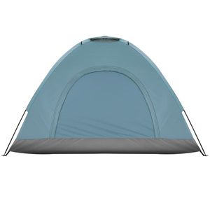Blue 3/4 Person <b>Camping</b> Dome Tent - Product Image 2