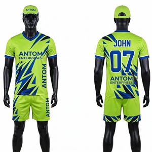 Conjunto de Uniforme de Netball Sublimado Personalizado, Verde y Azul, Equipación de Equipo, Nombre y Número Personalizados, Jersey Deportivo Transpirable, Pantalones Cortos, OEM - Product Image 1