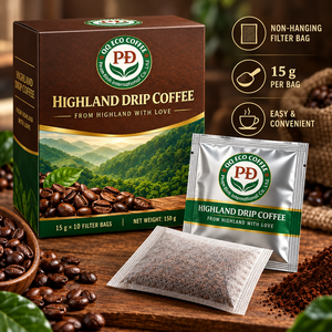 Café Molido de Vietnam, Tueste Medio, en Polvo, Aroma Intenso, Granos de Café para Preparar con Filtro de Goteo, Cafetera Espresso - Product Image 4