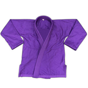 <b>Purple</b> BJJ & Taekwondo <b>Kimono</b> Martial Arts Wear Lightweight Breathable Cotton Unisex Adult Custom Logo Option - Product Image 1