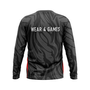 Maillot de sport pour homme, sans couture, à compression, personnalisé, séchage rapide, haute élasticité, coupe ajustée, pour le yoga et la gym - Product Image 2