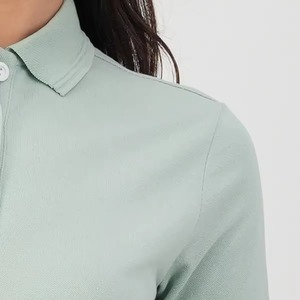 Camiseta Polo de Golf de Manga Corta para Mujer, Lisa, de Buena Calidad, Secado Rápido, Algodón Suave y Transpirable, para Actividades al Aire Libre - Product Image 3