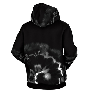 เสื้อฮู้ดดี้สไตล์โกธิค ลาย Tie Dye พิมพ์ลาย Dead Inside ผ้าถักคอตตอน ทรงปกติ เสื้อสตรีทแวร์สำหรับผู้ชายช่วงฤดูใบไม้ร่วง - Product Image 2