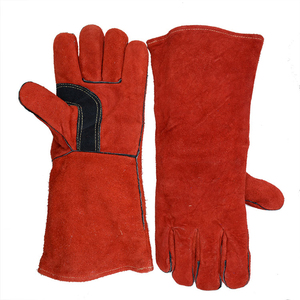 Gants de soudage résistants au feu, résistants à la chaleur, pour barbecue/four/MIG/TIG, mitaines de soudeur en cuir, protection contre les coupures PerfeSafe - Product Image 4
