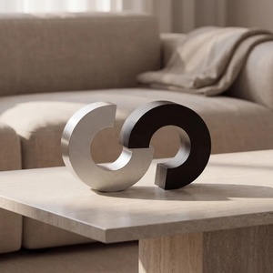 Urna Funeraria Contemporánea de Diseño Circular Metálico con Acabado en Contraste para Cenizas, Recuerdo y Memorial - Product Image 3