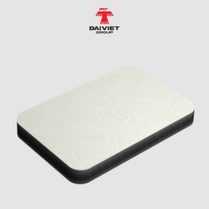 Bamboo Charcoal Panel 17mm 1220x2440mm Ivory White Swirl Manufactured in Vietnam Easy Cleaning for Interior Wall <b>Decoration</b> - Product Image 1