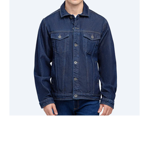 Chaqueta Vaquera Personalizada con Logotipo Bordado de Outfitize, Chaqueta de Mezclilla para Hombre, Ropa de Marca de Moda Urbana - Product Image 4