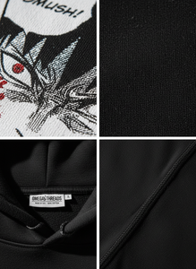 Sweat-shirts amples décontractés en polaire 100 % polyester lavée, style streetwear, couleurs variées, collection automne Hip Hop - Product Image 3