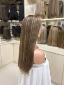 Pelucas de Cabello Humano Virgen al Por Mayor con Frente de Encaje Suizo HD, Transparentes y Transpirables, con un Aspecto Natural sin Pegamento - Product Image 3