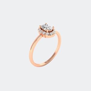 Anillo de Diamantes Cultivados en Laboratorio de 0.60 CTW, Corte Brillante Multiforma, para Mujer, Plata de Ley 925, Color E F, Claridad VS VVS, Joyería de Lujo, Regalo - Product Image 4