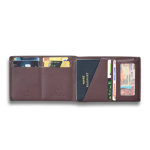 Classic Brown Genuine Leather <b>Mens</b> <b>RFID</b> Secure Bifold <b>Wallet</b> Chain Attached Waterproof Card Organizer Handcrafted Vintage <b>Wallet</b> - Product Image 2