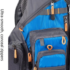 Gilet de pêche personnalisé pour hommes 2026, réglable pour la pêche à la mouche, au black-bass et les activités de plein air, respirant et ajustable - Product Image 6