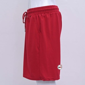 Shorts de sport décontractés pour hommes, couleur unie, écologiques, respirants, taille élastique, 100% polyester, pour la plage, le camping, la randonnée, le surf - Product Image 2