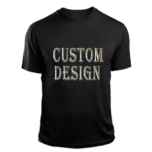Camiseta de Verano para Hombre OEM 2026, Estilo Moderno, Manga Corta, Corte Cuadrado, Diseño con Pedrería y Cristales, 100% Algodón, Estilo Urbano - Product Image 1