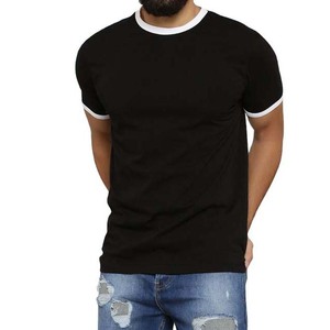 T-shirt à col rond pour homme, style Ringer, prix d'usine, vêtements pour homme, grande taille, style streetwear, manches courtes - Product Image 5