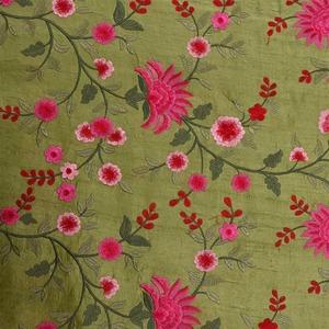 Tissu brodé multi-embroideries de qualité supérieure pour femmes, tissu de créateur, tissu de soirée, textile brodé de luxe, doux - Product Image 3
