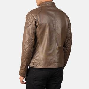 Chaquetas de Cuero Personalizadas con Logotipo Profesional para Hombre, Cuello Alto, Logotipo Frontal, Impermeables y Ecológicas - Product Image 3