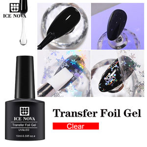ICE NOVA Gel de transfert pour feuille, Nouvelle Arrivée, pour un <span class=keywords><strong>effet</strong></span> d'impression, 1kg, Marque Privée, Sans HEMA/TPO, Couleur mate translucide cristalline - Product Image 5