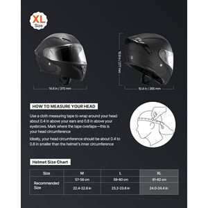 Casco Modular para Motocicleta con Visera Transparente Grande para Adultos, Cómodo para Motocross, Carreras y Uso en Calle - Product Image 2