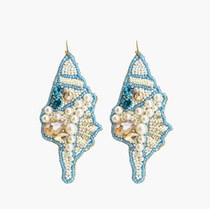 Boucles d'oreilles en perles de charme de créateur indiennes artisanales pour femmes, mignonnes et tendance, pour mariage, fête et cadeau, bijoux d'oreille de marque - Product Image 5