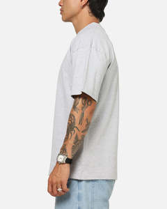 Produits les plus vendus au Pakistan T-shirt en coton gris uni surdimensionné avec design sublimé Nouvelle mode T-shirt léger pour homme - Product Image 3