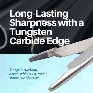 Mathieu Manual Needle Holder Mitten Scissor Clamps Needle <b>Driver</b> Integrated Scissors Cutting Edges 6.5 Inch High Quality - Product Image 2