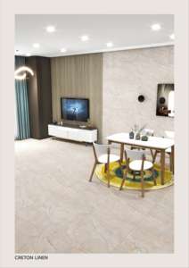 Carrelage en porcelaine mate élégant 600x600mm, surface céramique décorative, revêtement de sol durable, revêtement mural intérieur haut de gamme - Product Image 4