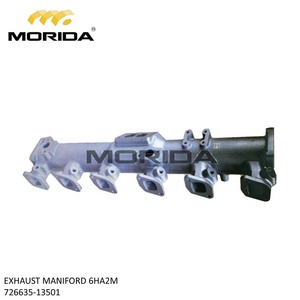 6HA2M 726635-13501 COLECTOR DE ESCAPE para YANMAR - Product Image 1