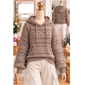 Suéteres 100% acrílico o algodón, calibre 12, para mujer, los más modernos, informales, para la temporada de invierno, proveedor de Bangladesh. - Product Image 6