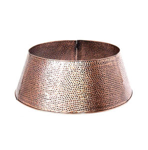 Printed Red Color Round Shape Christmas <b>Tree</b> Collar In Metal For Home Livingroom Festival Decorative Use <b>Tree</b> Collar <b>Stand</b> - Product Image 5