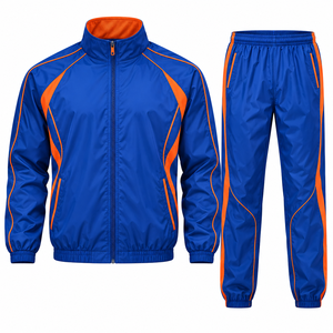Chándal de nailon con capucha para hombre, ropa deportiva informal moderna con tejido ligero, puños ajustables, corte regular, para entrenamientos en el gimnasio - Product Image 4
