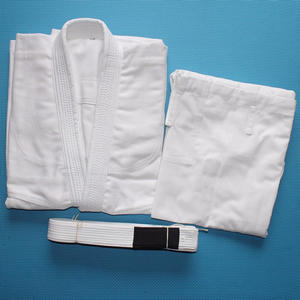 High Quality 100% Cotton Blue BJJ Brazilian Jiu Jitsu Gis Kimonos Stretch Quick Dry Lightweight Contrasting Color <b>Stitching</b> - Product Image 5