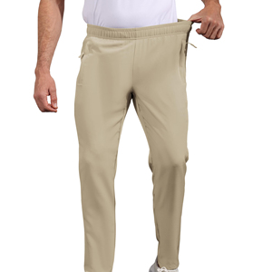 Pantalon de jogging en molleton de coton pour homme, coupe droite, taille à cordon, tissu doux et chaud, idéal pour la gym et les entraînements décontractés - Product Image 5