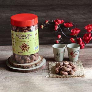 500g Jar Best Value Organic Roasted Salted Cashew <b>Nuts</b> W180 Premium Dong Phu Brand 12-Month Shelf Life ISO Certified Vietnam - Product Image 1