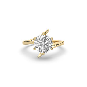 Anillo de Diamante de Laboratorio de Corte Brillante Redondo de Lujo de 2.57Ct, Estilo Único, Ligero, Plata de Ley 925, Joyería Fina, Regalo - Product Image 6