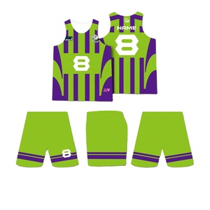 Maillot de basket-ball 100% polyester pour hommes, débardeur tricoté respirant, uniforme avec sublimation, style décontracté - Product Image 1