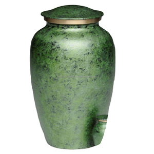 Urne funéraire adulte en laiton classique et de haute qualité avec urne funéraire finie en marbre bleu pour cendres humaines - Product Image 6