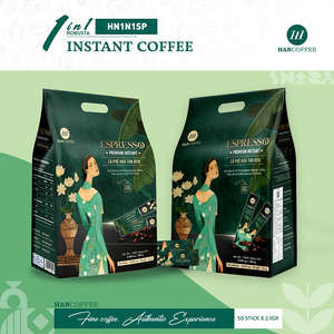HANCOFFEE 100% Robusta Espresso Instantané Lyophilisé 1-en-1 Café Noir Pur OEM/ODM - Product Image 3