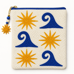 Bohemian Style <b>Seed</b> Beads Beaded Embroidery Coin Purse Vintage Pattern <b>Seed</b> Beads Beaded Embroidery Small Pouch - Product Image 5