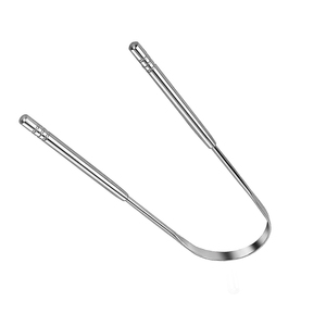 Nettoyeurs de Langue Réutilisables de Haute Qualité en Acier Inoxydable, Grattoirs d'Hygiène Buccale, Outils de Nettoyage de la Langue, Vente en Gros, Service OEM - Product Image 2