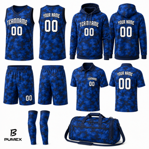 Wholesale Basketball Jersey <b>Kit</b> <b>Tank</b> Top Shorts Hoodie Polo Sports Bag Unisex Teamwear Moisture Wicking Sportswear Supplier - Product Image 4