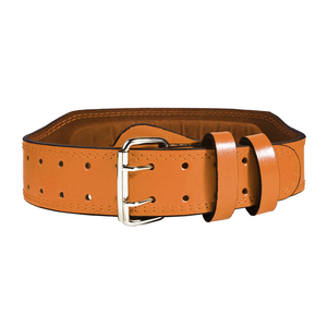 6 Inch Weightlifting Belt for Men Double Prong Leather Lifting belt for Squat Deadlift Custom Fitness <b>Back</b> <b>Support</b> Supplier - Product Image 4
