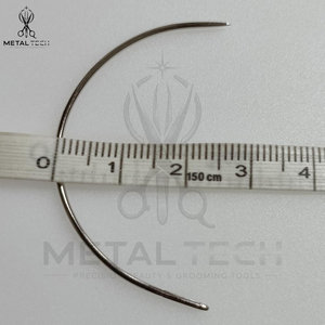 Aiguilles d'extension courbées en acier inoxydable, best-seller, aiguilles à tisser les cheveux courbées robustes, kit d'aiguilles à roue, outils de salon - Product Image 4