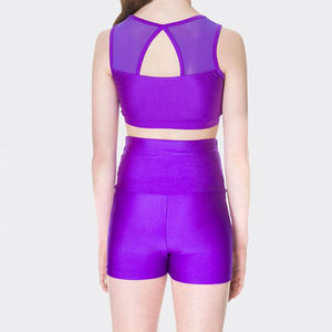 Conjunto de Yoga Ecológico Ajustado, Sujetador Deportivo para Gimnasio y Fitness, Ropa Deportiva, Leggings Cortos Acampanados Sin Costuras, Ropa con Efecto Scrunch de Secado Rápido, Conjuntos de Yoga Personalizados - Product Image 4