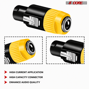 Adattatore Speakon - Connettore Audio Maschio di Alta Qualità per Altoparlanti - Product Image 4