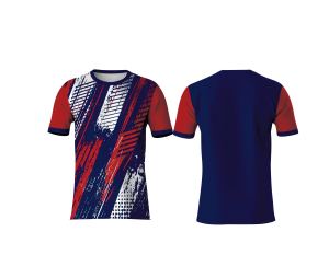 T-shirt personnalisé avec logo par sublimation, tissu à séchage rapide pour uniformes d'équipe - Product Image 4