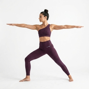 Conjunto Deportivo de Dos Piezas para Mujer, Sujetador Deportivo de un Solo Hombro y Leggings de Cintura Alta, Ropa Deportiva para Yoga y Fitness - Product Image 3