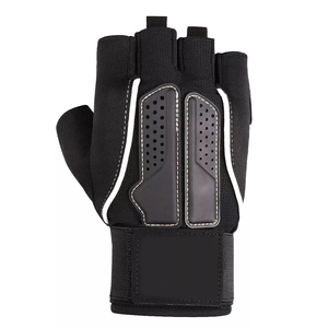 Gants de sport longs jusqu'au poignet, noir et gris, en PU, durables, style décontracté, pour le printemps et l'automne - Product Image 3