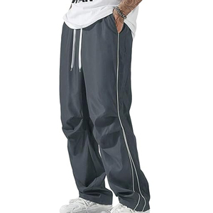 Pantalones Deportivos Holgados de Moda para Hombre, Estilo Urbano, Personalizados con Impresión y Bordado de Logotipo, Joggers de Nailon, Fabricante OEM - Product Image 1