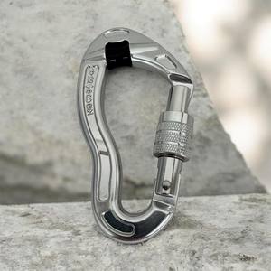 Mosquetón de Aluminio Forjado 7075 Anodizado con Cierre de Rodillo y Bloqueo de Rosca, Resistencia a la Rotura de 25kN, Certificado CE EN 362 - Product Image 5